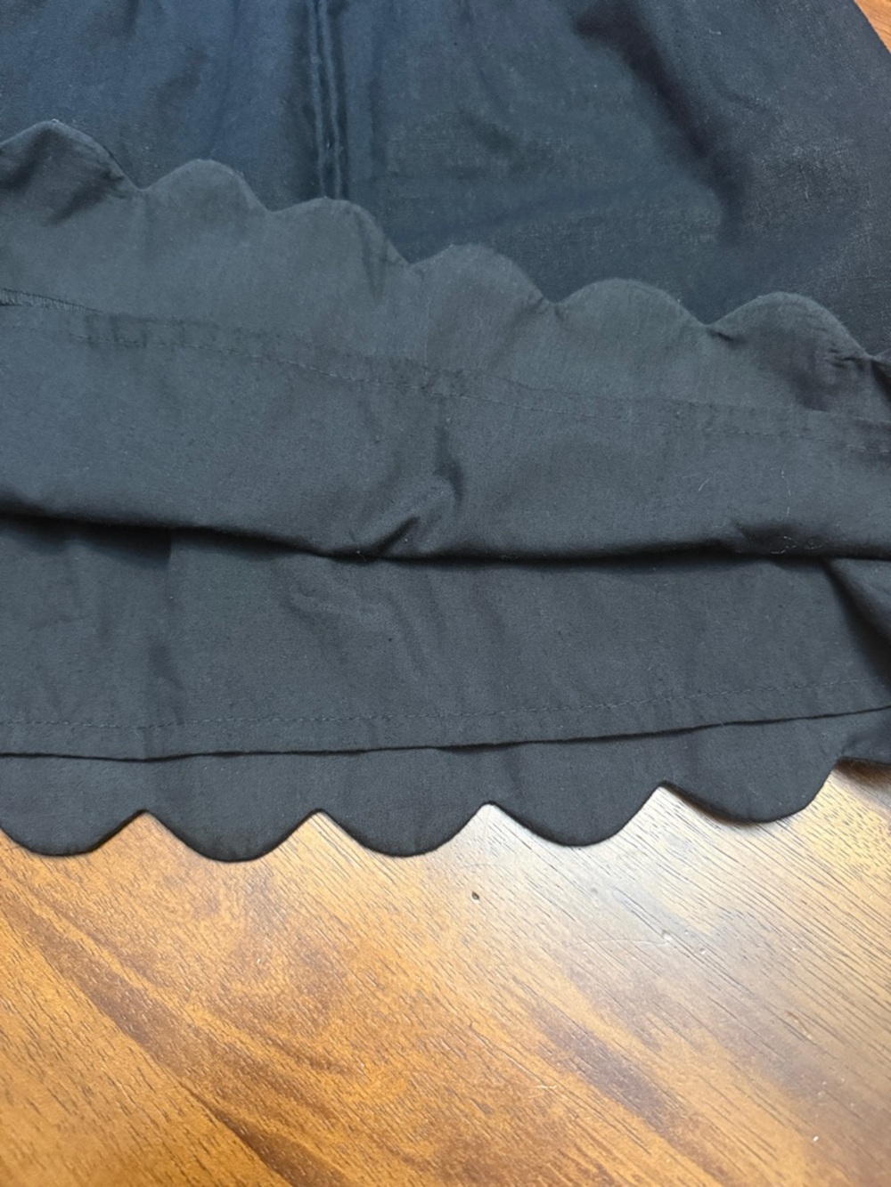 J. Crew Scalloped Sidewalk Skirt in Black - Picture 9 of 11